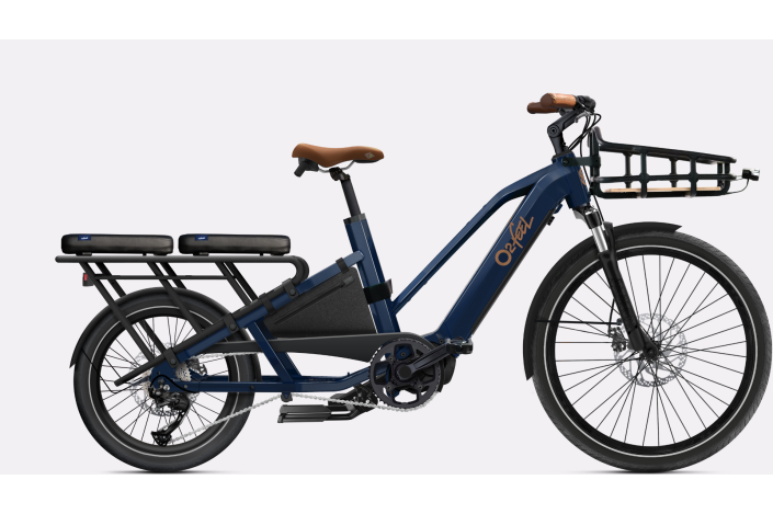 Vélo électrique O2feel Equo 3 – Vélo cargo électrique longtail